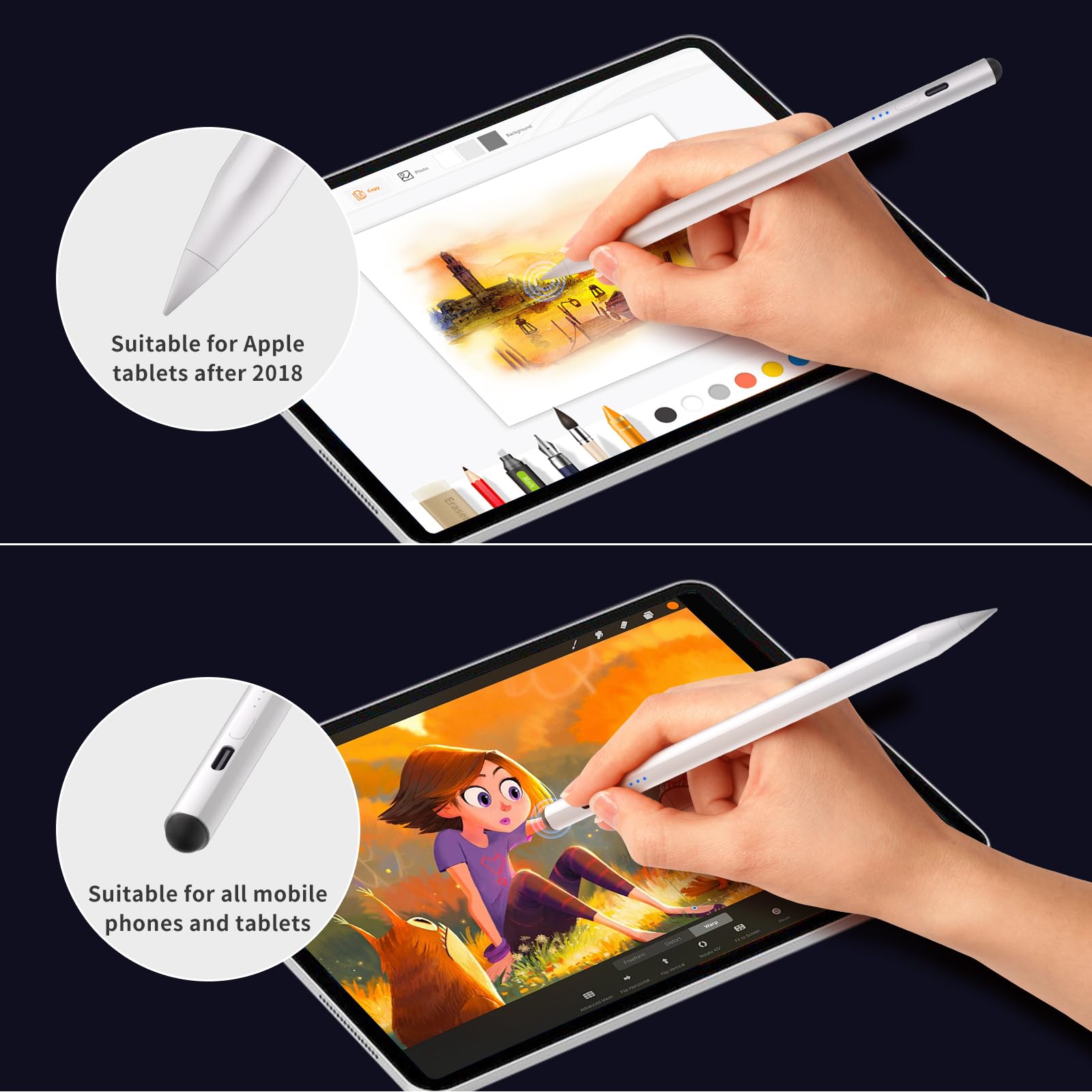 Amazon.com: Stylus Pen for iPad, Compatible with Apple iPad 2018